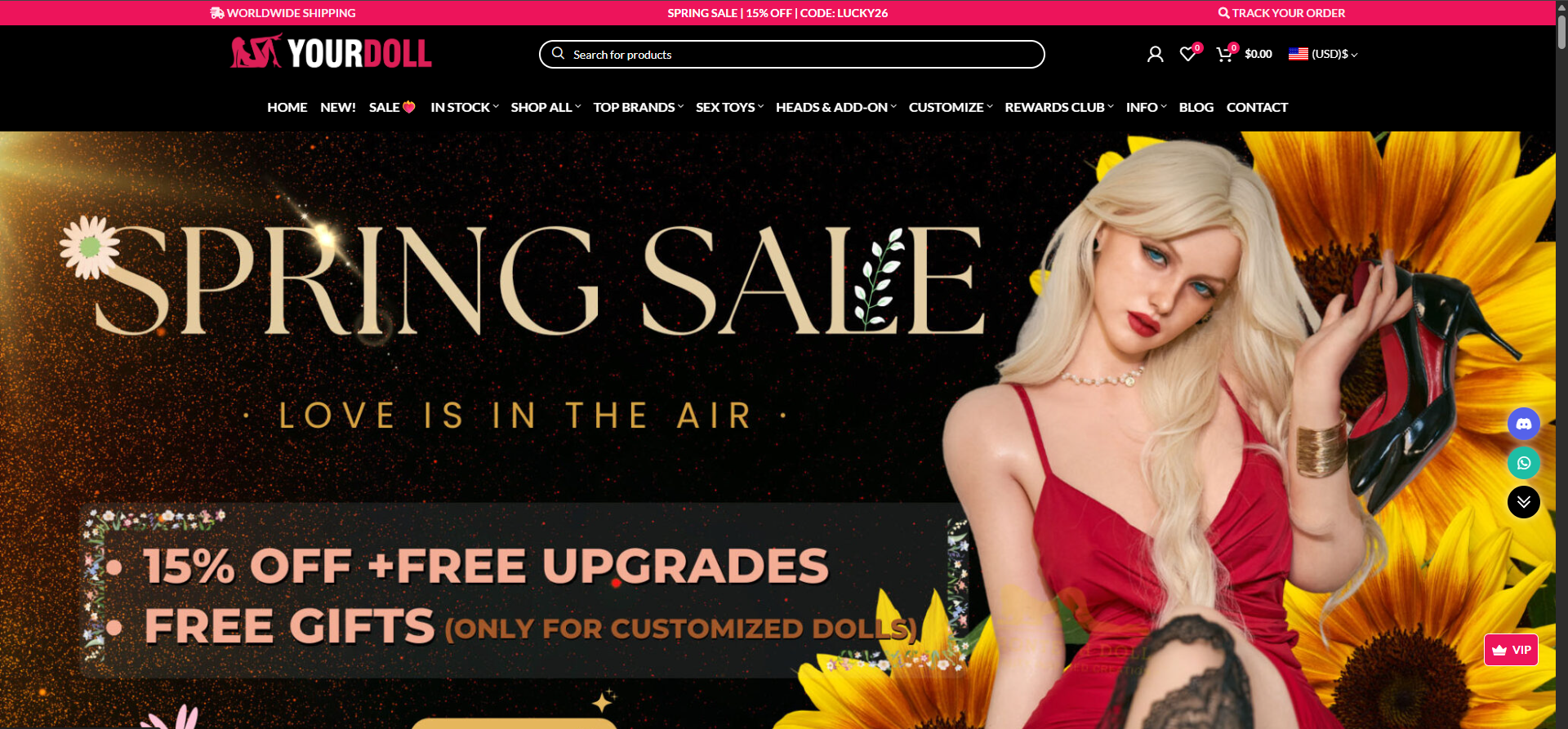 Yourdoll homepage (yourdoll.com) - independent vendor review and score