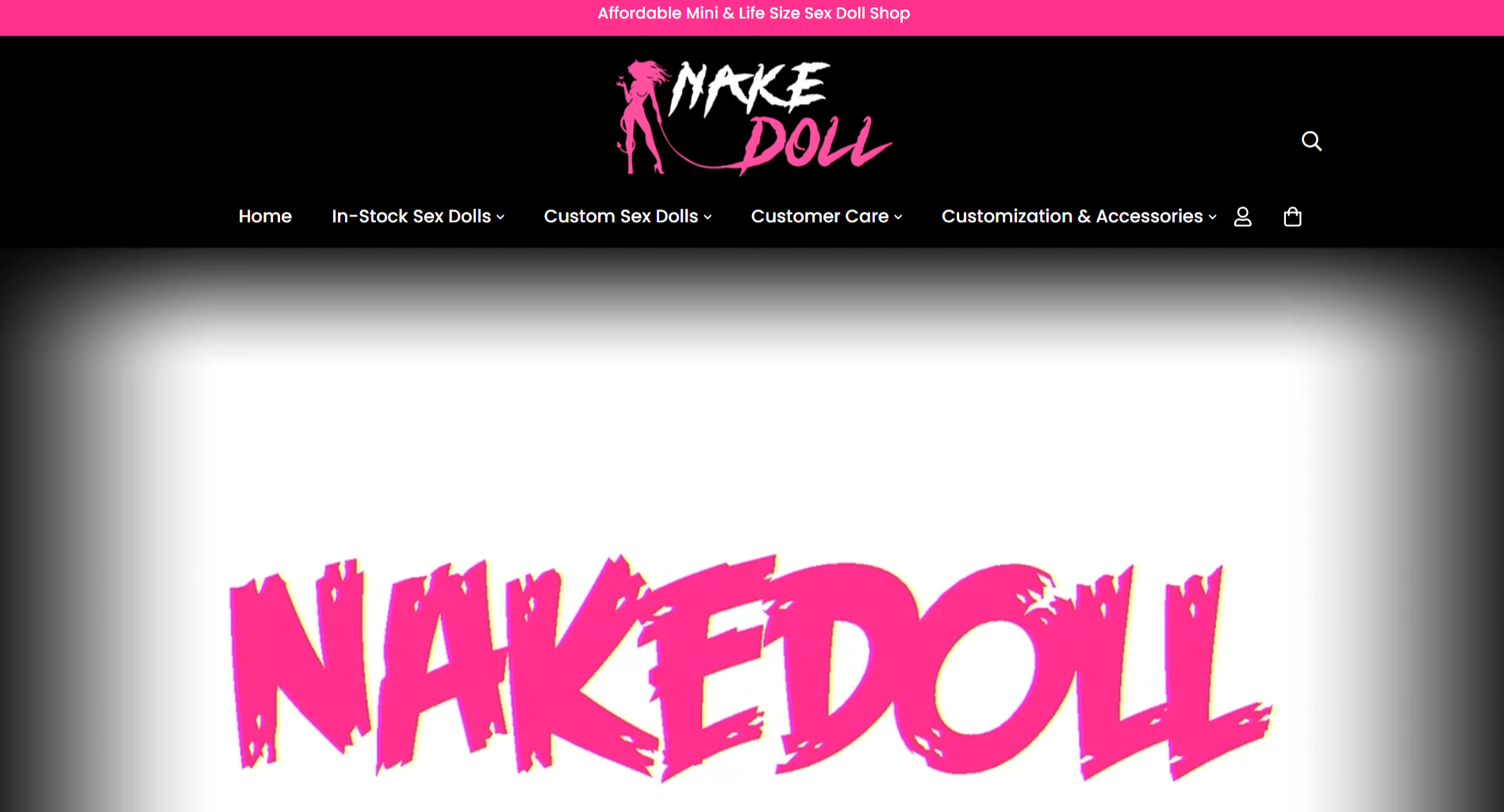 Nakedoll homepage (nakedoll.com) - independent vendor review and score