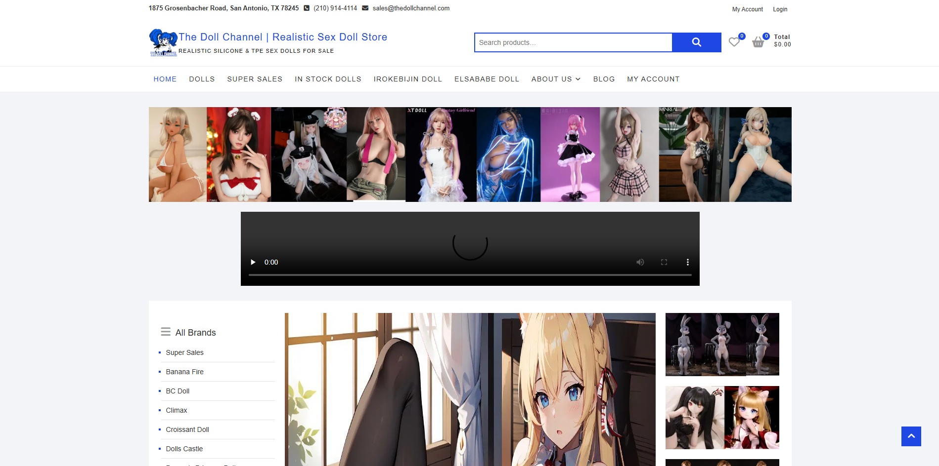 The Doll Channel homepage (thedollchannel.com) - independent vendor review and score